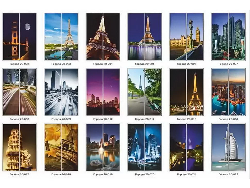 Фотопечать-2 для шкафа купе двухдверного, Киев-Мебель