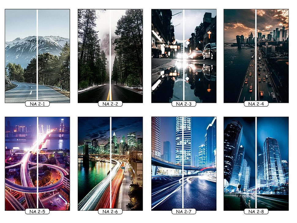 Фотопечать дорога 1 для двухдверного шкафа-купе Феникс