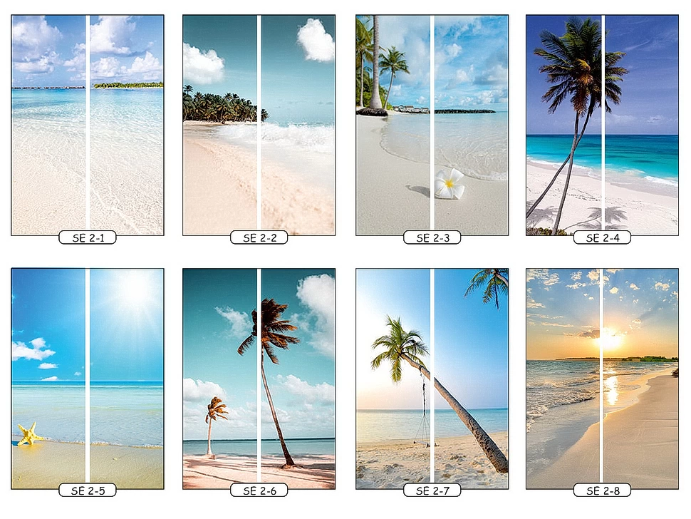 Фотопечать море 1 для двухдверного шкафа-купе Феникс
