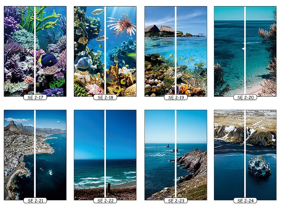 Фотопечать море 3 для двухдверного шкафа-купе Феникс