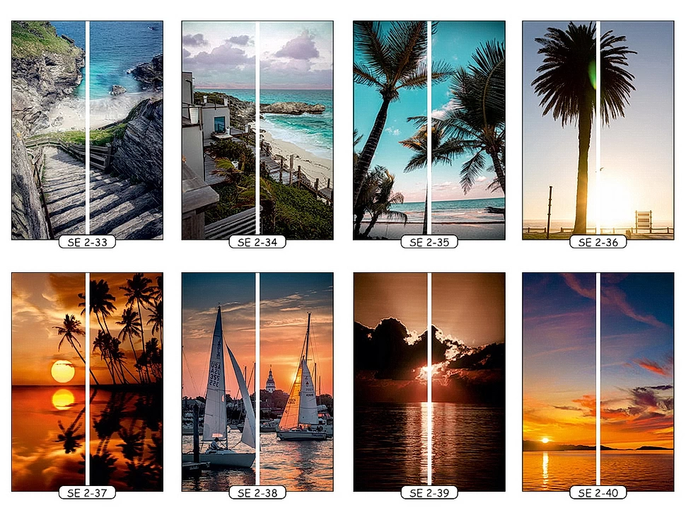 Фотопечать море 5 для двухдверного шкафа-купе Феникс