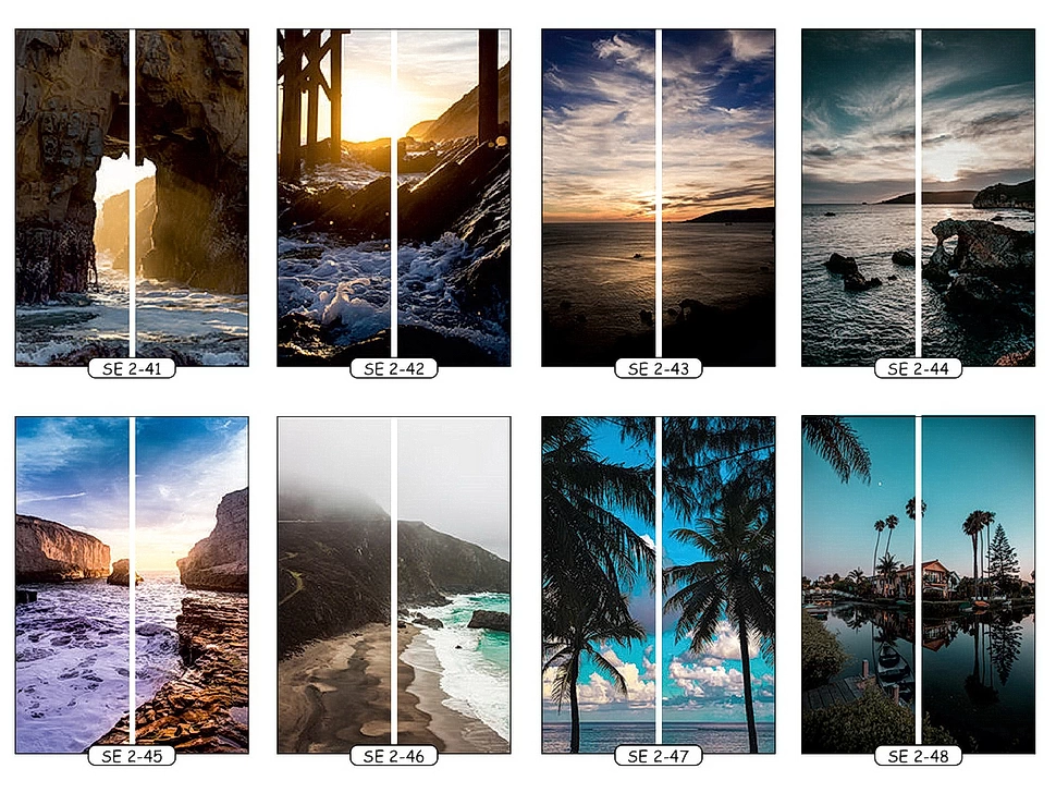 Фотопечать море 6 для двухдверного шкафа-купе Феникс