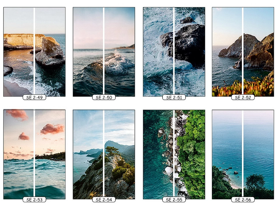 Фотопечать море 7 для двухдверного шкафа-купе Феникс