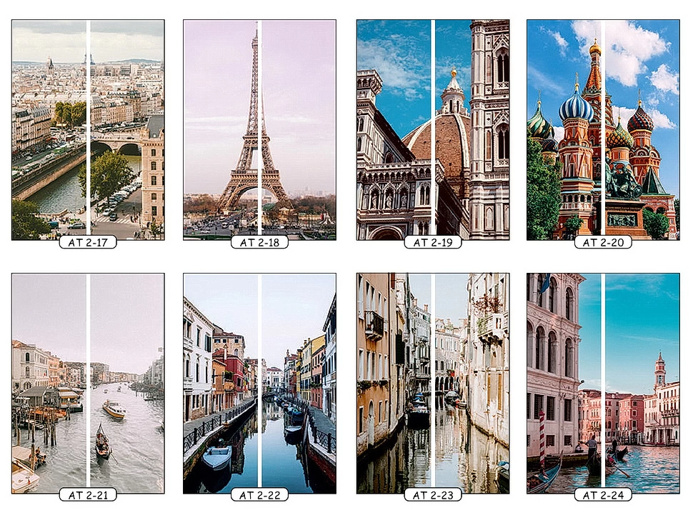Фотопечать достопримечательности 3 для двухдверного шкафа-купе Феникс