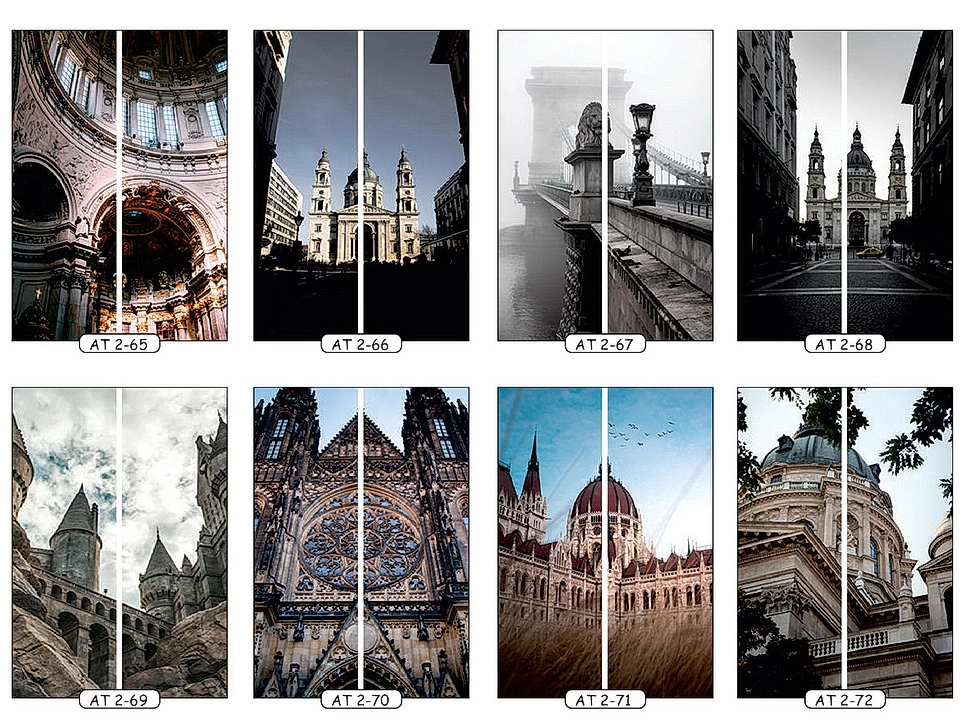 Фотопечать достопримечательности 9 для двухдверного шкафа-купе Феникс