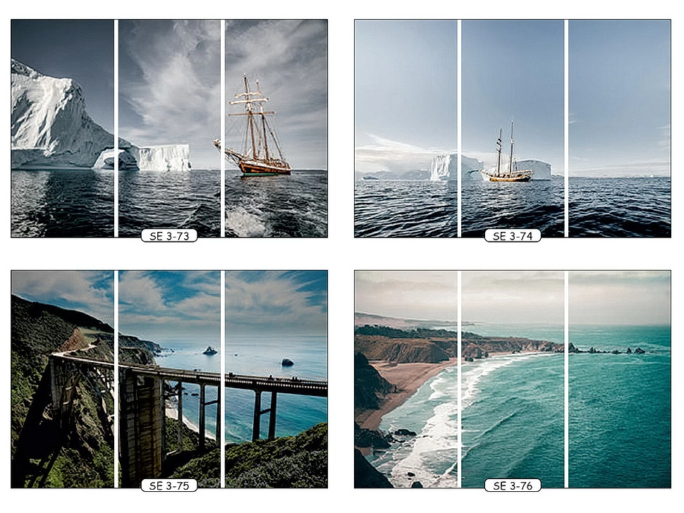 Фотопечать море 19 для трехдверного шкафа-купе Феникс