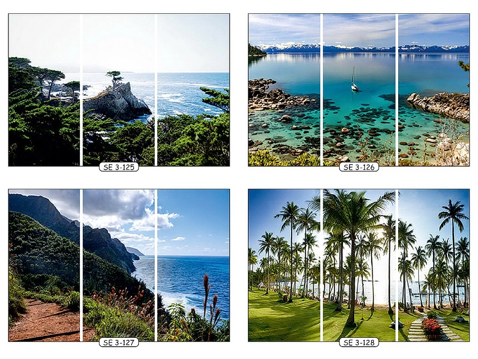 Фотопечать море 32 для трехдверного шкафа-купе Феникс