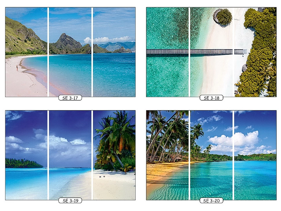 Фотопечать море 5 для трехдверного шкафа-купе Феникс