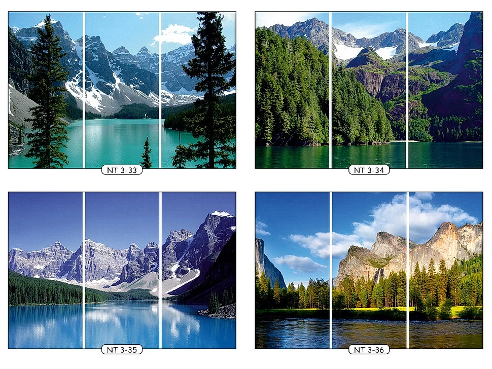 Фотопечать природа 9 для трехдверного шкафа-купе Феникс